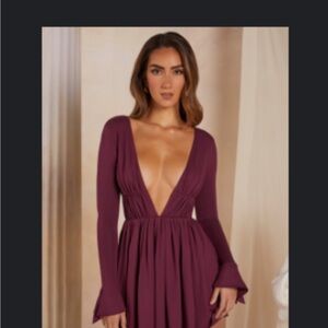 Oh Polly Deep Purple Dress